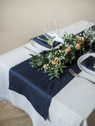 Bluelans Centrotavola In Raso Per Matrimoni – 30x275 Cm, Blu Reale, 1 Pezzo, Decorazione Per Banchetti