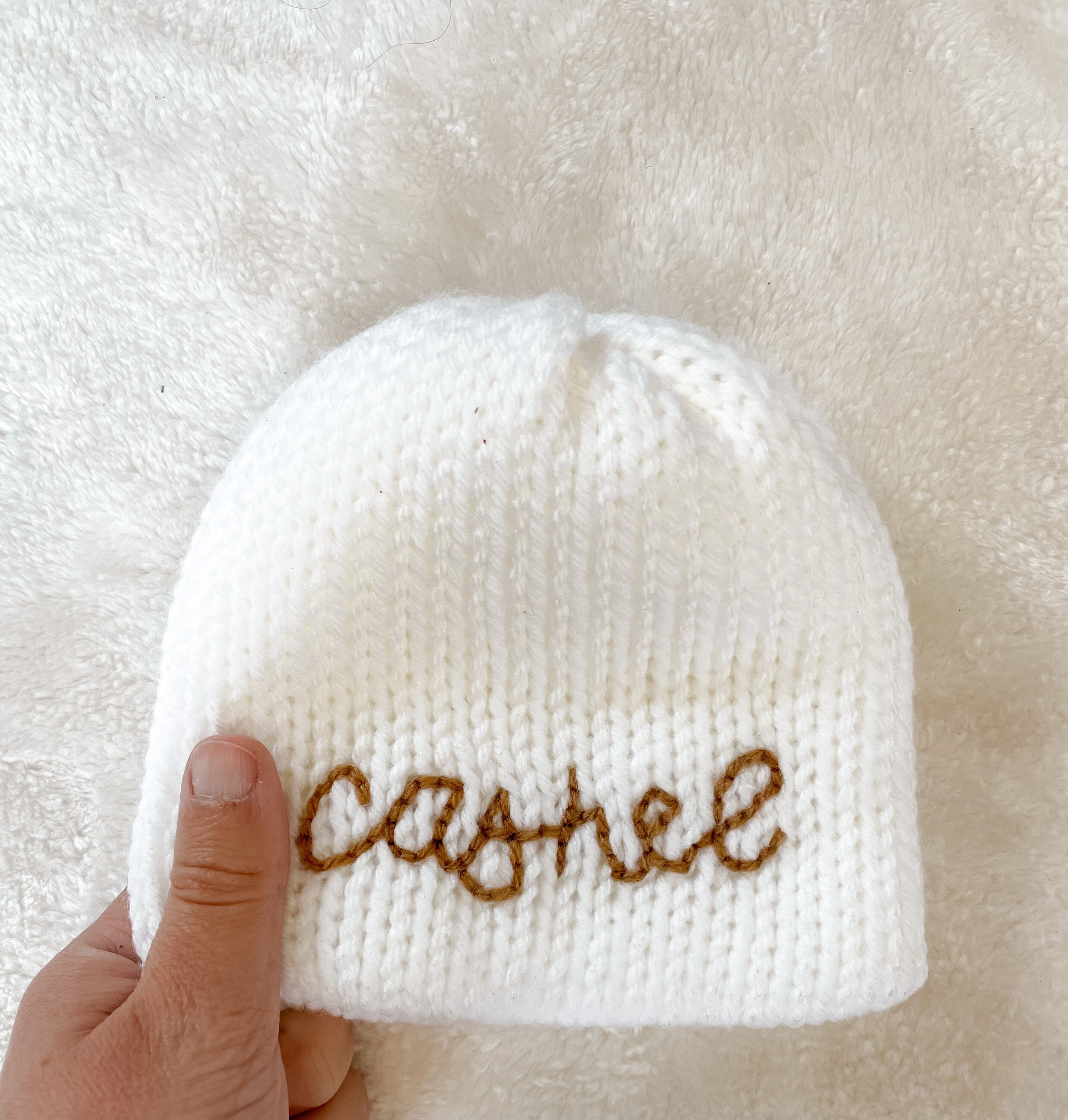 Letter Beanie - Etsy