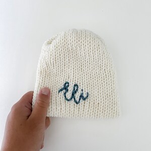 Personalized Newborn Hat | Newborn Hospital Hat | Newborn Pictures | Coming Home Hat | Monogram Baby Beanie | Personalized Newborn Gift