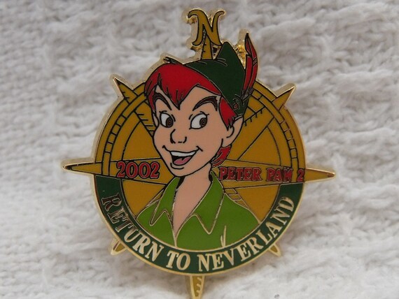 Old RARE LE Disney pin Peter Pan II Return to Nev… - image 2