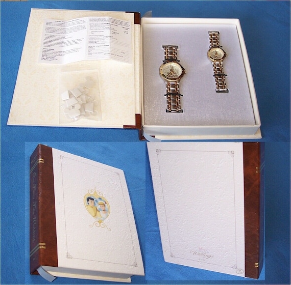 Disney Fairytail Weddings His and Hers watches Disney Our Fairytale Wedding His and Hers Watch Set 2002 NEW  main image 3