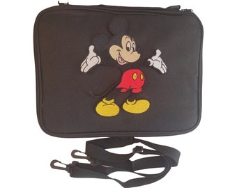 NEW LARGE Embroidery Mickey Mouse Ta-Da Pose Pin Trading Book Bag for Disney Pin Collections holds about Hidden Mickey 300 pins Free Ship