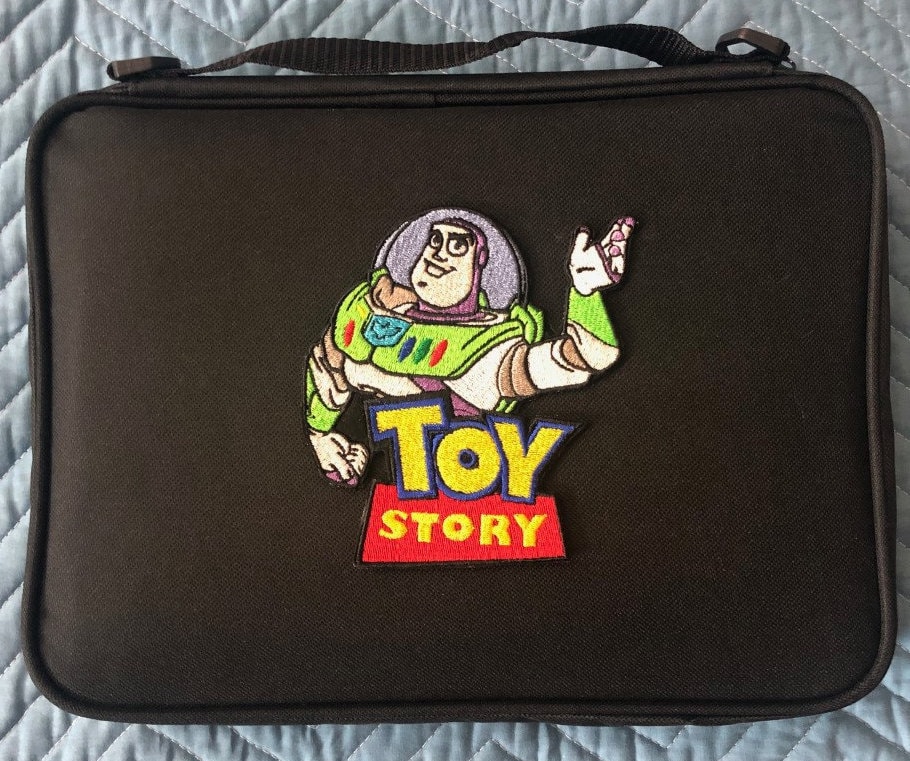 Details about   Pin Trading Collection Bag Disney's Toy Story Logo Buzz Lightyear Embroidery 