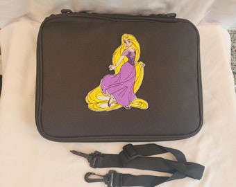 NEW Tangled Princess Rapunzel Embroidery Pin Trading Book Bag LARGE for Disney Pin Collections Holds 300+ pins