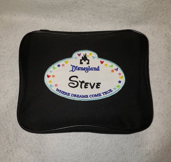 刺繍入りディズニーランド ピンバッジ トレーディングバッグ：カスタム