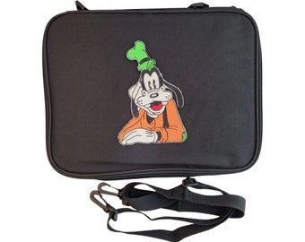 New Embroidery Mickey Mouse Friend Goofy Headshot Pin Collecting Book Bag for Disney Pin Trading holds about 300 Hidden Mickey pins