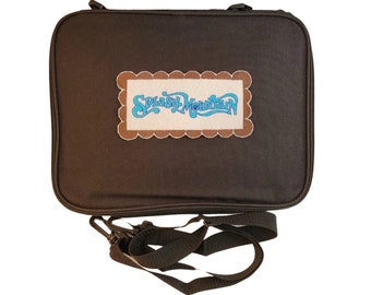 Embroidery Splash Mountain Logo Pin Trading Book Bag LARGE for Disney Pin Collections holds about 300 pins