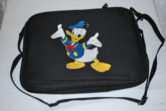 Embroidery Large Donald Duck Open Arms Welcome Pin Trading Book Bag Large  for Disney Pin Collections Holds About 300 Pins FREE SHIP 