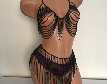 all black rave outfits