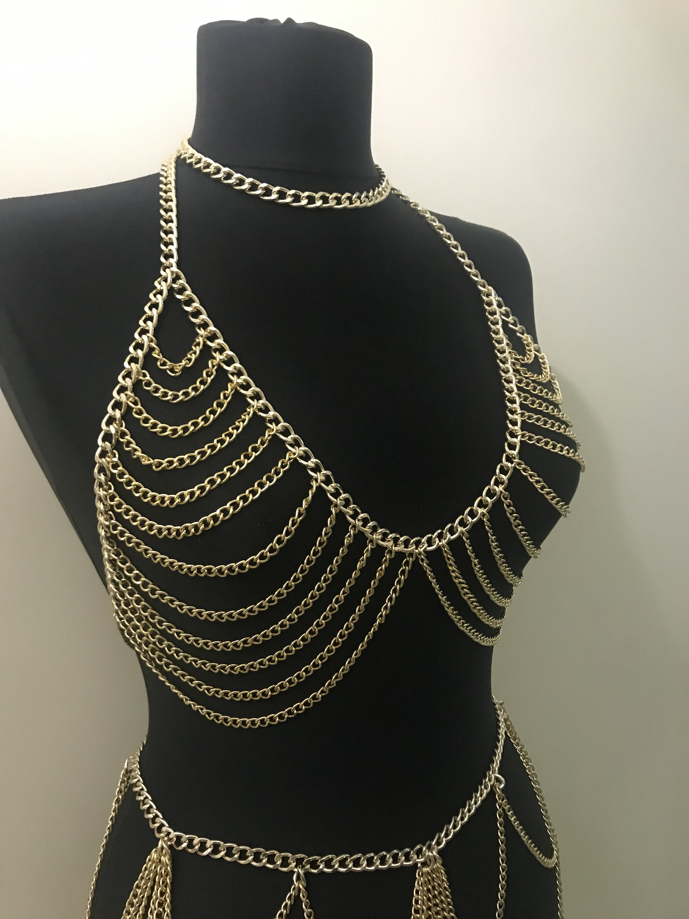 Attractive Bra Chain Body Jewelry for Jewelry Collections