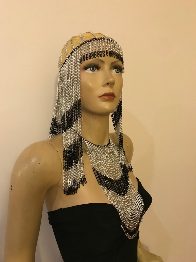 head dress hairpiece,hair jewelry,festival jewelry,Grecian Goddess Head Jewelry,Festival Headchain, Burning Man Facechain