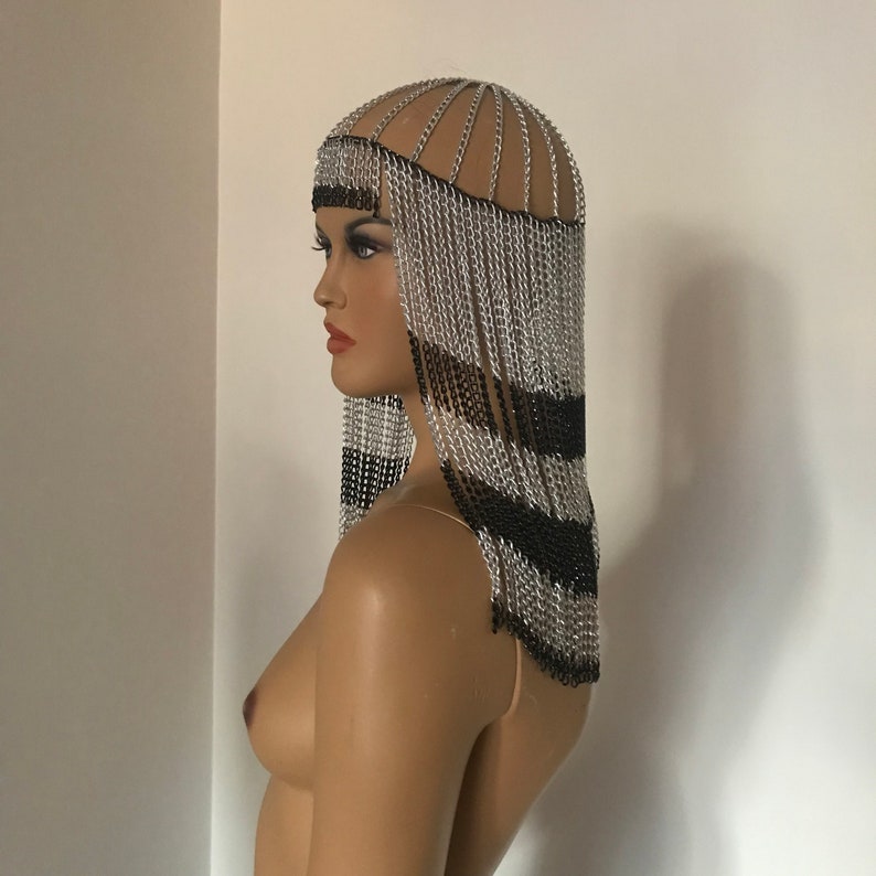 head dress hairpiece,hair jewelry,festival jewelry,Grecian Goddess Head Jewelry,Festival Headchain, Burning Man Facechain