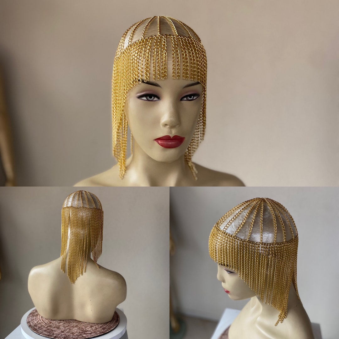 Gold Hair Chain Head Dress Hair Jewelry Festival Costume Etsy UK