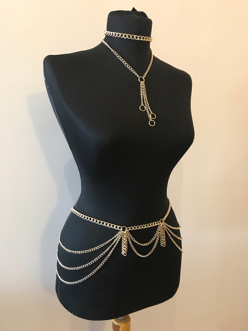 Gold Belly Chain Gold Waist Chain Etsy