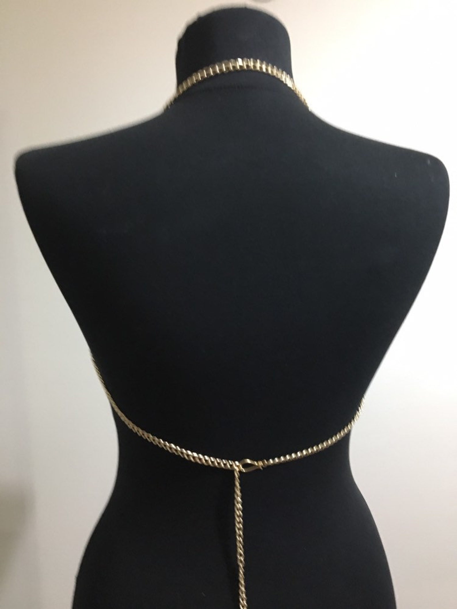 Gold Chain Bra / Gold Body Chain / Body Jewelry / Jewelry Bra Etsy