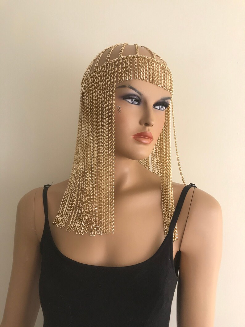 Gold Hair Chain Hair jewelry Hair Accessories Head Dress Etsy