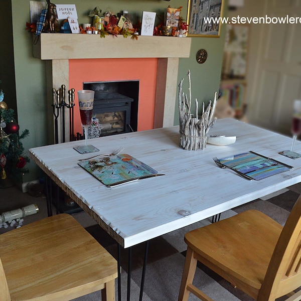 Driftwood Dining Table Etsy