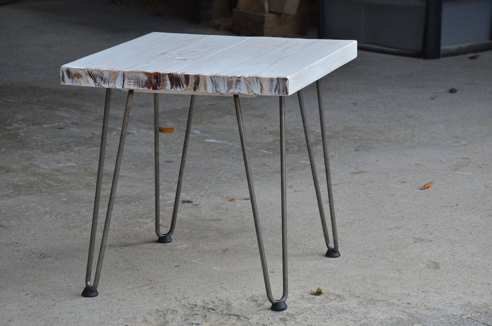 Contemporary White Coastal Cottage Side Table 50 Cm X 50 Cm Etsy