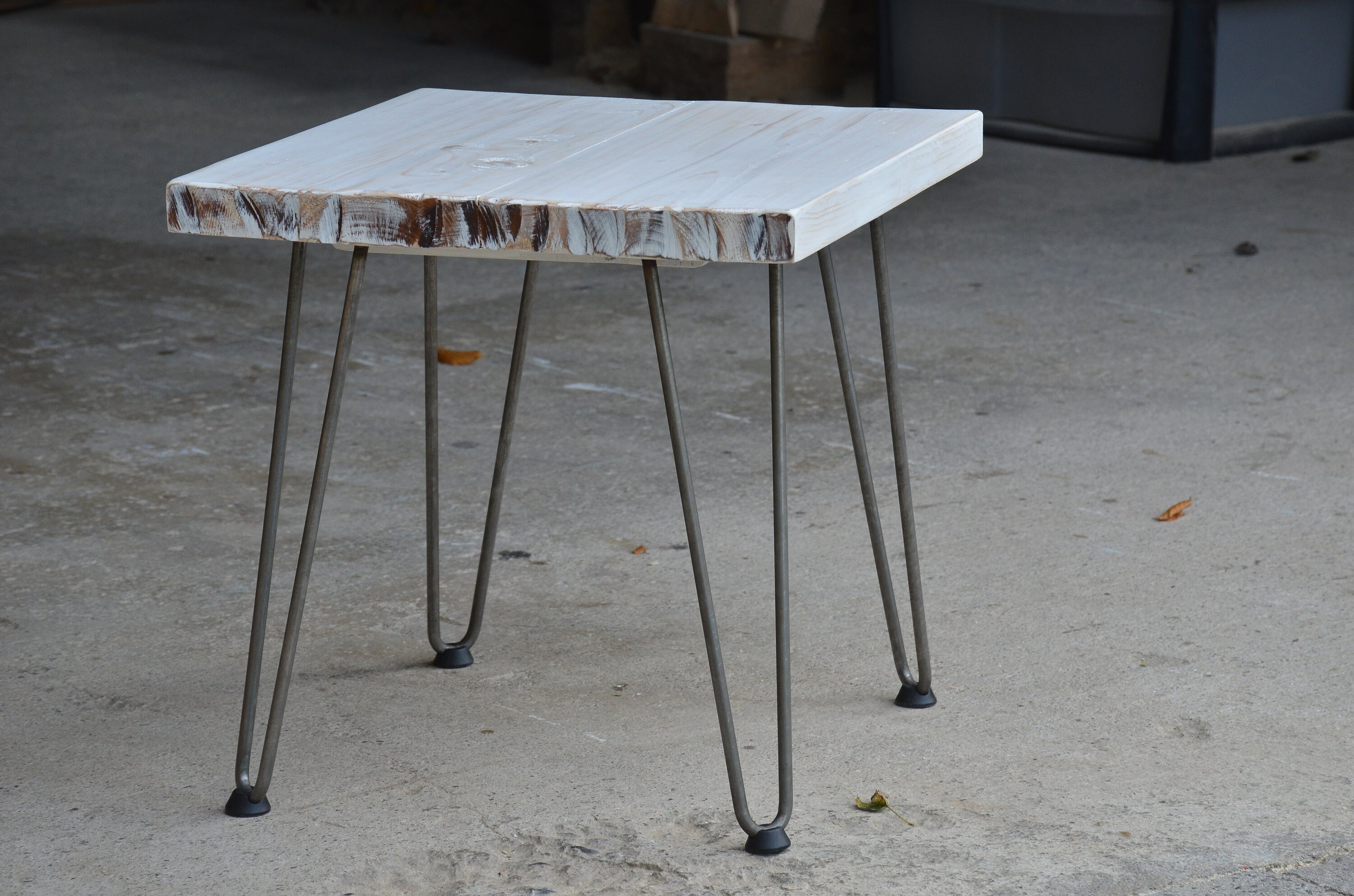 Contemporary White Coastal Cottage Side Table 50 Cm X 50 Cm Etsy UK