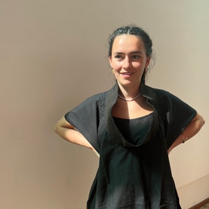 OH schwarzer TOP KLEID, freies Geschlecht, freie Größe
