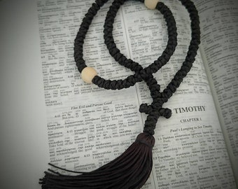 100 Knot Rattail Prayer Rope with Tassel