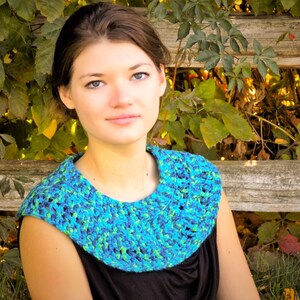 Egyptian Collar, necklace statement, infinity collar, crochet costume adult, Cleopatra collar