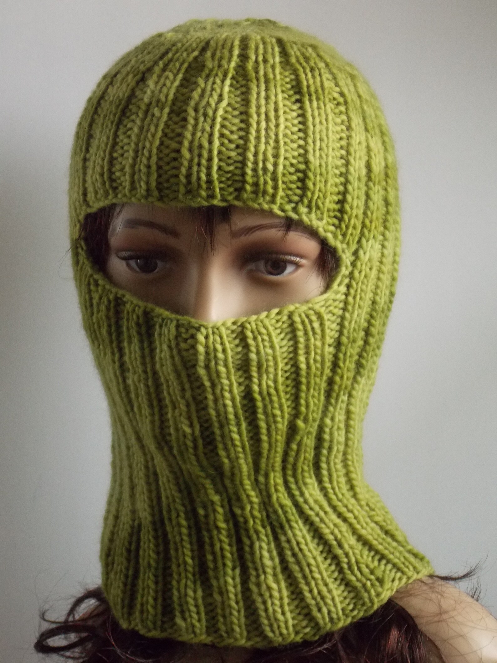 Balaclava knit pattern PDF instant download hat pattern ski Etsy