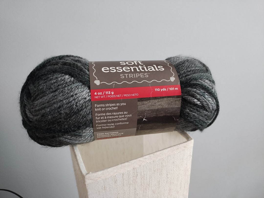 DESTASH Red Heart Soft Essentials Stripes - Etsy UK