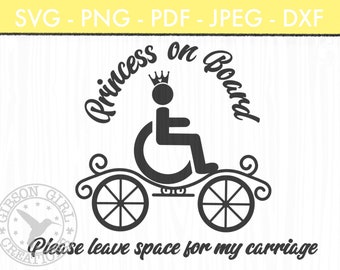 Free Free 337 Princess Wheelchair Svg SVG PNG EPS DXF File