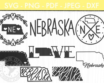 Download Nebraska State Svg Etsy