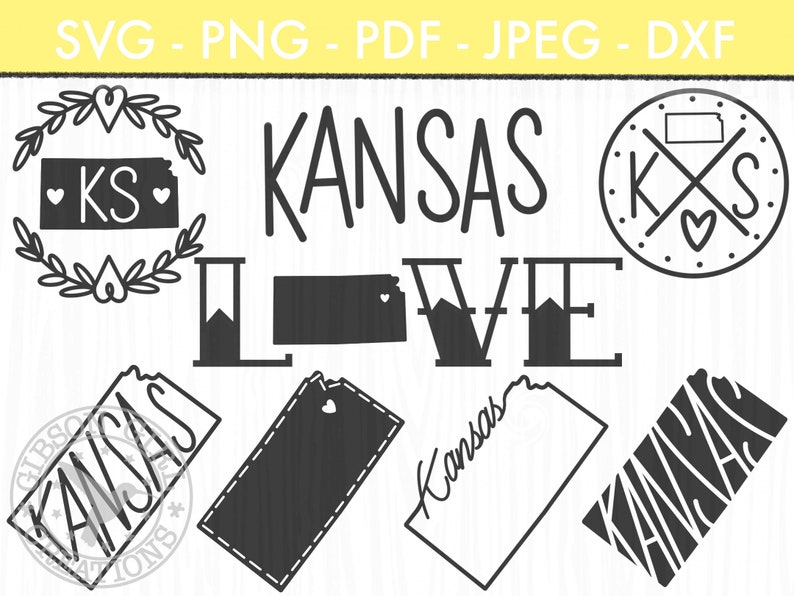 Kansas Svg | Kansas Svg Bundle | KS Svg | Kansas State Bundle Svg ...
