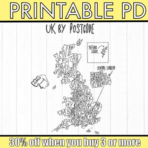 UK Regionen Etsy Sales Map | Beschriftete Grafschaften | Sofort Download | Druckbare PDF | Reisekarte | Umsatz Tracker | Ausmalbild | A4