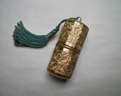 Attractive BRASS SEWING ETUI circa 1930 39 s