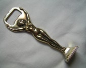 ART DECO free standing naked lady brass Bottle Opener