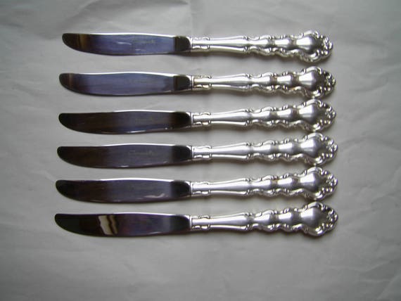 Set of 6 Mansion House Community Plate Oneida Dessert Knives