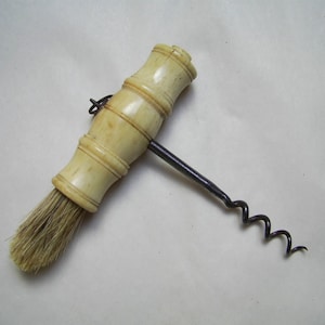 Antique Bone Handled CORKSCREW circa 1890&#39;s