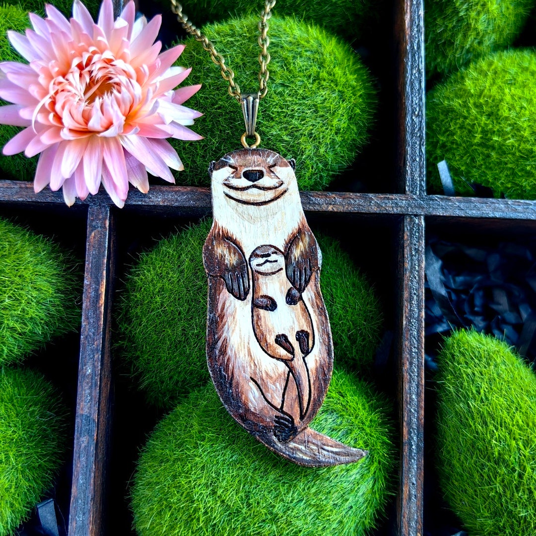 Otter Gifts-mother and Baby-cute Necklace-mothers Day-cottagecore-gift ...