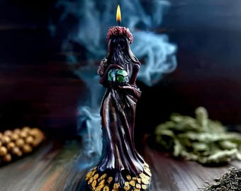 Santa Muerte Del Diablo - Fixed Candle - Shipped to You - Etsy