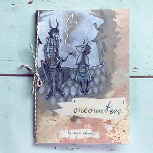 encounters - artbook giftbook illustrated book zine