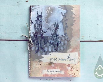 encounters - artbook giftbook illustrated book zine