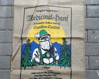 Original Bayerischer Marihuana Marijuana Sack Medizinisches Hanf kein Kaffeesack