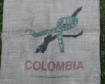 Jutesack Schlange Colombia Kolumbien Kaffeesack
