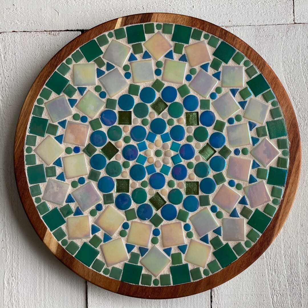 168 Mosaic Lazy Susan 12 Etsy