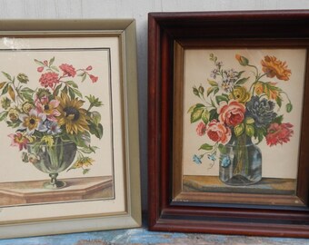 Framed floral prints | Etsy
