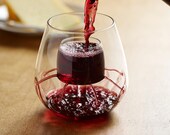 Stemless Aerating Wine Glass by Chevalier Collection (set of 2) - Etsy