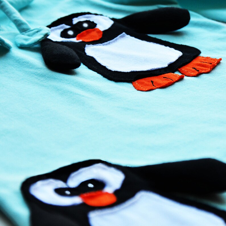 Baby Girl's Dress PENGUIN Dress Applique Dress Kids Etsy