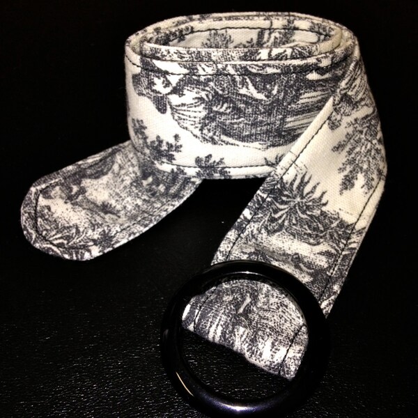 Black Toile Belt.