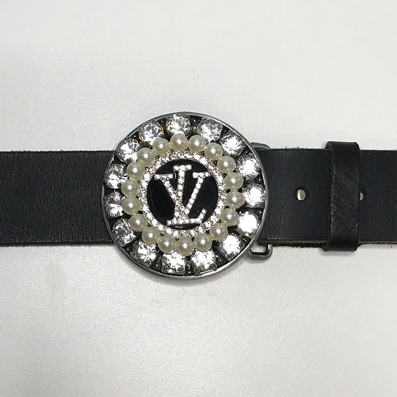 Designer Fashion Rhinestone Buckle and Belt Strap