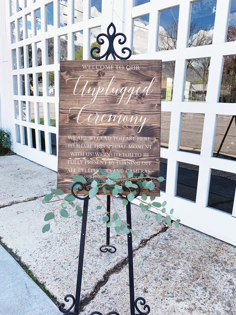 unplugged wedding unplugged wedding