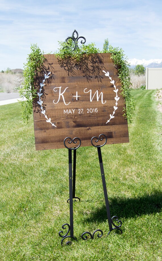 Wedding Sign Custom Wedding Sign Custom Wedding Date and Etsy